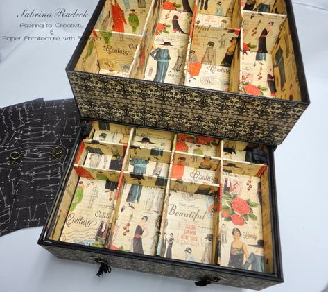 Chipboard Projects, Cartonnage Boxes, Paper Architecture, Step Cards, Altered Boxes, Creative Painting, Diy Box, Graphic 45, Instructional Video