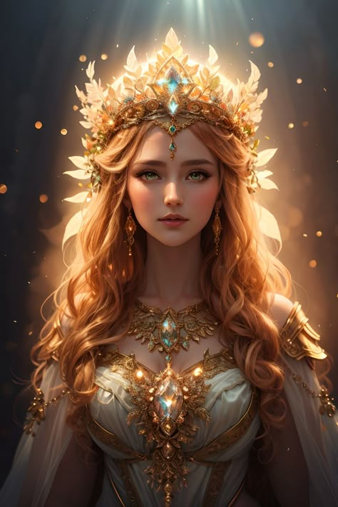 Druid Goddess, Fantasy Queen, Fantasy Princess, Queen Art, Fairytale Fantasy, Fantasy City, Angel Pictures, Fantasy Dress, Travel Videos