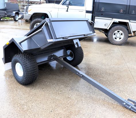 ATV Trailer for Sale Melbourne Dump Trailer Plans, Atv Dump Trailer, All Terrain Vehicle, Atv Trailers, Trailer Plans, Dump Trailers, Car Trailer, Terrain Vehicle, All-terrain Vehicles