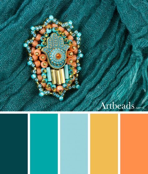 Swarovski Summer Color Palettes Summer Color Palettes, Color Palette Yellow, Palette Design, Color Schemes Colour Palettes, Summer Color Palette, Teal Yellow, Bedroom Color Schemes, Color Palate, Blue Colour Palette