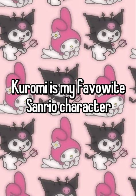 Kuromi Doodles, Kuromi Whisper, Sanrio Core, Winter Coquette, Me Core, Cute Doodle Art, Whisper Confessions, Art Tutorial, Sanrio Characters