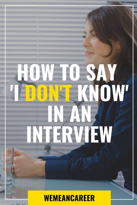 What do you do when you don't know how to answer questions during a job interview? Take a deep breath and stay calm. Don’t panic. Don’t say, “I don’t know”. Read our complete article and keep these simple tips in mind the next time you're strapped for an answer. #jobinterview #jobinterviewquestions #jobinterviewanswers #jobinterviewtips #jobsearch Teenager Jobs, You're Hired, Interviewing Tips, Salary Negotiation, Job Interview Answers, Job Cv, Interview Help, Educational Theories, Dont Panic