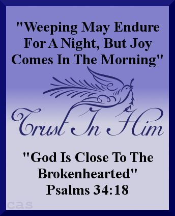 "Weeping May Endure For A Night, But Joy Comes In the Morning" Weeping Endures For A Night, Weeping May Endure For A Night But Joy Comes In The Morning, Weeping May Endure For A Night, Blessing Jar, Joy Comes In The Morning, Family Wall Quotes, Book Of Psalms, God's Promises, Awesome God