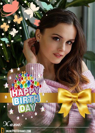 Personalised Birthday Decorations, Happy Birthday With Photo Edit, Birthday Wishes With Name And Photo Edit, Happy Birthday Photo Frame Edit, Birthday Frames Design, Birthday Photo Frame Design, Birthday Photo Frames, Happy Birthday Photo Frame, Happy Birthday Photo Editor