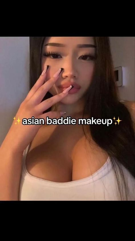 Asian Baddie Makeup Look, Asian Baddie Makeup, Baddie Makeup Look, Asian Baddie, Instagram Baddie Makeup, Glowup Tips, Lumi Glotion, Mascara Tutorial, Slay Makeup