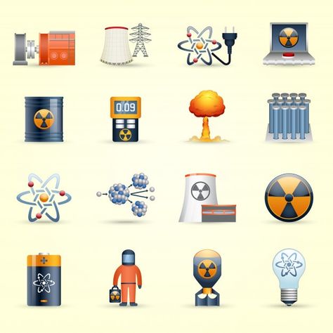 Nuclear energy icons yellow background F... | Free Vector #Freepik #freevector #background #abstract-background #business #abstract World Icon, Global Icon, Nuclear Energy, Photoshop For Photographers, Technology Icon, Nuclear Power, Yellow Background, Icon Illustration, Poster Board