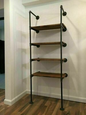 Open Shelving Diy, Pipe Shelf Diy, Working Pantry, Kitchen Open Shelving, Shelving Diy, Iron Pipe Shelves, Diy Pipe Shelves, Industrial Floating Shelves, Wall Shelf Unit