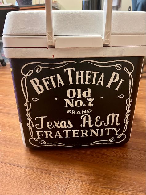 Frat Coolers Formal Beta Theta Pi, Zbt Frat Cooler, Beta Theta Pi Cooler, Beta Frat Cooler, Cooler Painting Fraternity, Nola Frat Cooler, Beta Cooler, Tke Cooler, Nashville Formal