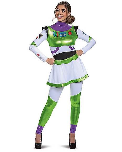 Adult Buzz Lightyear Jumpsuit Costume - Toy Story 4 - Spirithalloween.com Buzz Costume, Buzz Lightyear Halloween Costume, Disfraz Toy Story, Lightyear Costume, Buzz Lightyear Costume, Spirit Halloween Costumes, Toy Story Halloween, Jumpsuit Costume, Toy Story Costumes