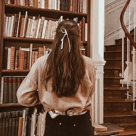 A Book, Long Hair, A Woman, Books, Hair