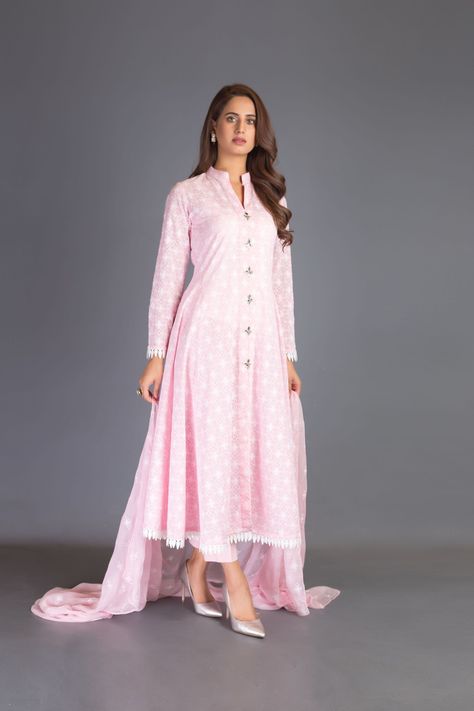 Buy Charming Chikankari Online - Bareeze PK Suits For Wedding, Trendy Outfits Indian, Chikankari Suits, Women Dress Collection, Churidar Designs, Latest Dress Design, Pakistani Designer Suits, Simple Kurti Designs, Gul Ahmed