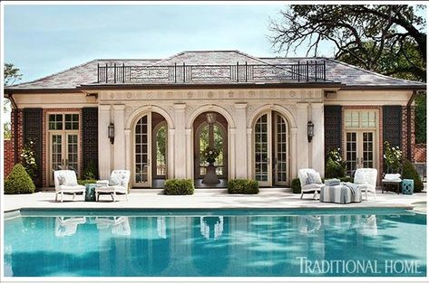 Pool Pavilion, Architecture Classic, Luxury Pools, Spanish Style Homes, Classic Architecture, Beautiful Pools, Luxury Pool, Design Exterior, Swimming Pool Designs