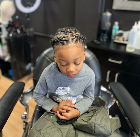 Kids Dreads Hairstyles Boys, Boys Loc Styles With Fade, Toddler Dreads Locks Boys, Dread Hairstyles For Boys, Toddler Boy Loc Styles, Starter Locs Styles For Short Hair Boys, Boys Dreadlocks Styles Kids, Boy Dreads Hairstyles, Boy Loc Hairstyles