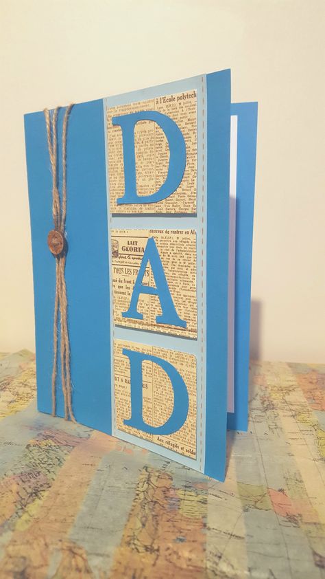 Fathers Day Cards Homemade Ideas, Fathers Day Cards Homemade, Homemade Fathers Day Card, Father's Day Cards Handmade, Maths Worksheet, Card Making Kids, Cards Tutorial, Creative Birthday Cards, Cards Homemade