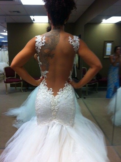 f016e59c7ad8b1d72903bb1aa5720d53desc52943781ri Tattoos In Wedding Dress, Tattoo Wedding Dress, Wedding Kids Outfit, Tattooed Bride, Tattoo Wedding, Inbal Dror, Bohemian Wedding Dress Lace, Wedding Dress Lace, Galia Lahav