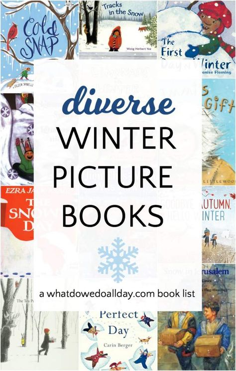 Diverse Winter Picture Books for Kids Winter Picture Books For Kids, Winter Picture Books, Hibernation Crafts, Winter Read Alouds, Picture Books For Kids, Book Calendar, January Books, Winter Picture, Winter Reading