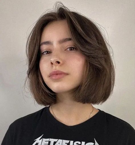 Kadeřnické Trendy, Bob Cuts, Lob Haircut, Haircut Styles, Shot Hair Styles, Haircuts Straight Hair, 짧은 머리, Fesyen Hijab, Short Hair Haircuts