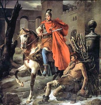 Memorial of St. Martin of Tours, Bishop; Veterans Day (USA) - November 11, 2022 - Liturgical Calendar | Catholic Culture St Martin Of Tours, Jan Van Eyck, Sign Of The Cross, San Martin, Remembrance Day, St Martin, Famous Places, Saint Martin, Second World