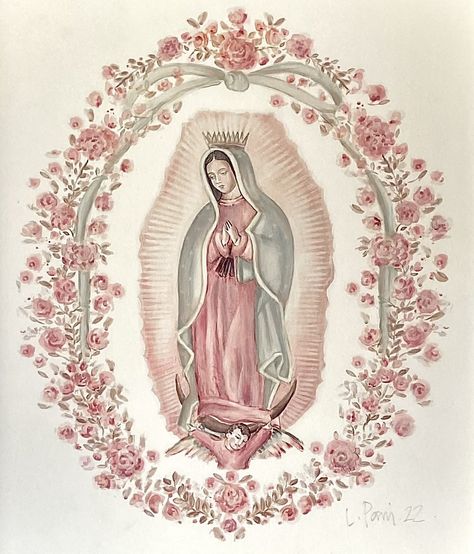 Mexico Wallpaper, Catholic Wallpaper, Pink Wallpaper Hello Kitty, Virgin Mary Art, Mexican Culture Art, Virgin Of Guadalupe, Jesus Is King, Furniture Interior Design, The Virgin Mary