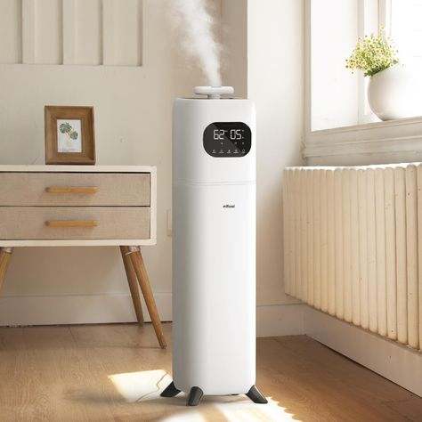 PRICES MAY VARY. [Powerful Humidifiers for large room] Our humidifier boasts a large 9L (2.3gal) water tank, capable of supporting a powerful mist output of 300ml/h for up to 40 hours on a single refill. With a coverage area of 500 sq ft, it's perfect for bedrooms, offices, and plants. Our built-in stone ceramic filter eliminates the need for replacement filters, and its long slim body design allows for use in any room without taking up too much space. [Say goodbye to manual adjustment] This lar Large Humidifier, Large Room Humidifier, How To Clean Humidifier, Room Humidifier, Best Humidifier, Bedroom Large, Stone Ceramic, Mist Humidifier, Cool Mist Humidifier