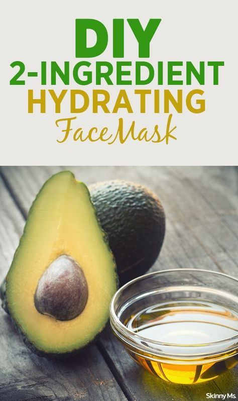 DIY 2-Ingredient Hydrating Face Mask Homemade Avocado Face Mask, Avocado Face Mask, Tumeric Face Mask, Acne Face Mask, Charcoal Face Mask, Hydrating Face Mask, Diy Acne, Green Tea Mask, Face Scrub Homemade