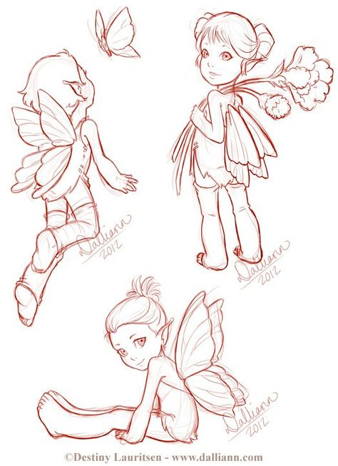 Fairy Fairy Sketches, Fairy Sketch, Fairy Girls, Fairy Drawings, Fairy Coloring Pages, Fairy Coloring, Cute Fairy, Fairy Art, 그림 그리기