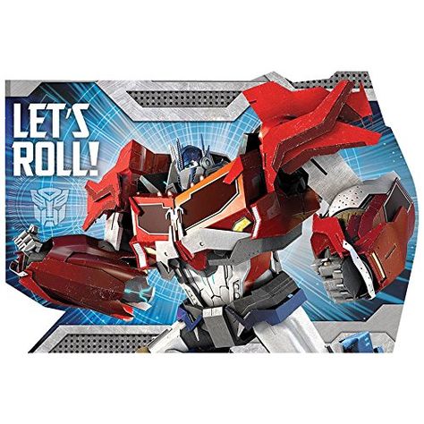 Amscan Mighty Transformers Birthday Party Postcard Invitation Kit 8 Pack 6 x 4 RedBlue *** More info could be found at the image url.Note:It is affiliate link to Amazon. #Transformers Transformers Party Ideas, Rescue Bots Party, Transformers Birthday Parties, Transformers Party, Transformer Party, Transformer Birthday, Epic Party, Rescue Bots, Transformers Autobots