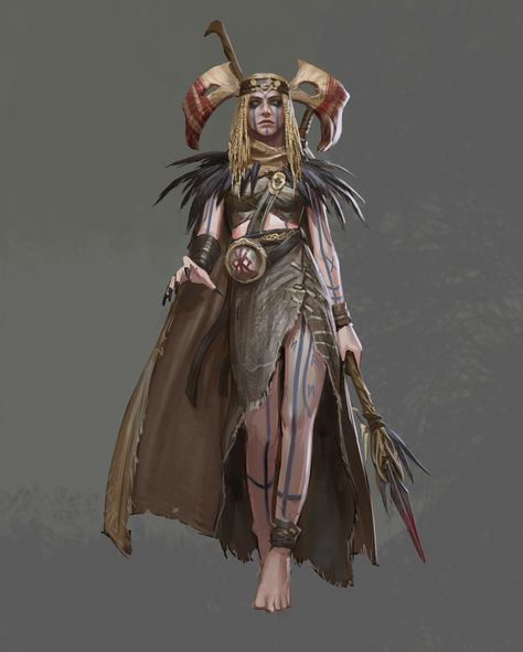 ArtStation - Nordic Witch Nordic Witch, Viking Witch, Witch Characters, Ren Fest, Burlesque Costumes, Fantasy Novel, Fantasy Clothing, Larp, Samurai Gear