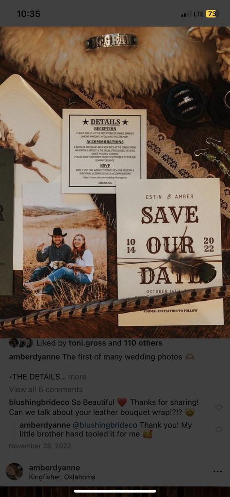 Boho Western Invitations, Diy Western Wedding Invitations, Western Save The Date Cards, Western Wedding Vows, Modern Western Wedding Invitations, Western Vow Renewal Ideas, Western Wedding Save The Dates, Western Wedding Invitations Rustic, Western Save The Date Ideas