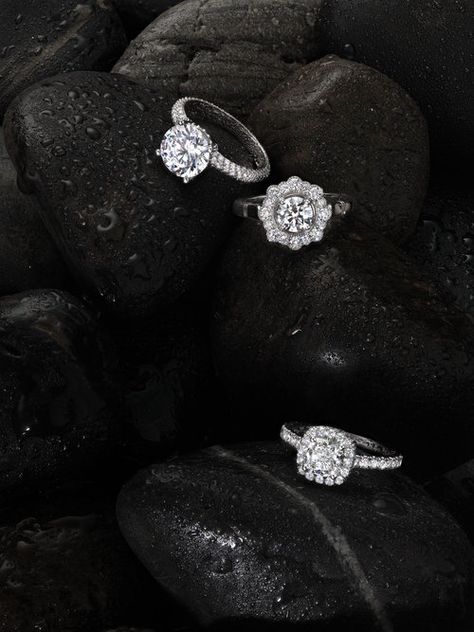 Luxury Product Photography, Engagement Ring Photography, Diamond Photography, Ring Photography, Jewellery Photography Inspiration, Jewelry Product Shots, Creative Jewelry Photography, Jewellery Photography, Rock Photography