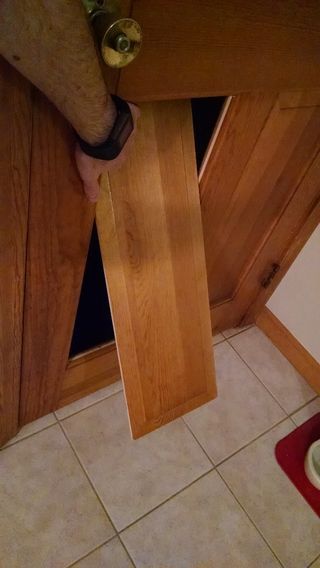 We needed a small cat door so our cat could go in and out of our basement while keeping the (human) door closed so our kids wouldn't fall down the stairs (they are... Cat Door Ideas, Diy Cat Door, Cat Door Diy, Cat Flap, Pet Doors, Laundry Room Doors, Door Images, Pet Door, Panel Door