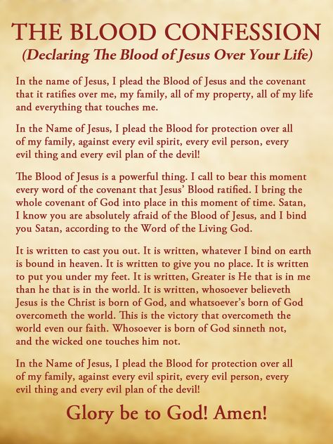 Our covenant with God provides protection through the blood of Jesus. Plead the blood of Jesus over your life. Warfare Scriptures, Precious Blood Of Jesus, Prayer For My Family, Light Worker, The Blood Of Jesus, Deliverance Prayers, Fast And Pray, Blood Of Jesus, Spiritual Warfare Prayers