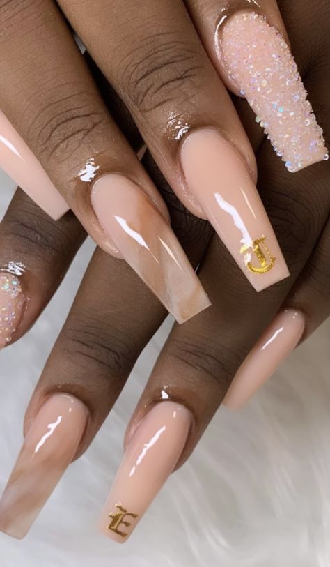 Nails With Bf Initials, Acrylic Nails With Bf Initials, French Tip Acrylics, A I, French Acrylic Nails, Tip Nails, Fabulous Nails, French Tip Nails, Gorgeous Nails