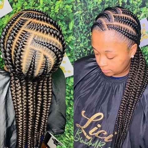 Canerow Styles, Braids Kids, Nice Hairstyle, Ghana Weaving, Women Braids, Short Box Braids Hairstyles, Braids Ideas, Braiding Styles, Feed In Braids Hairstyles