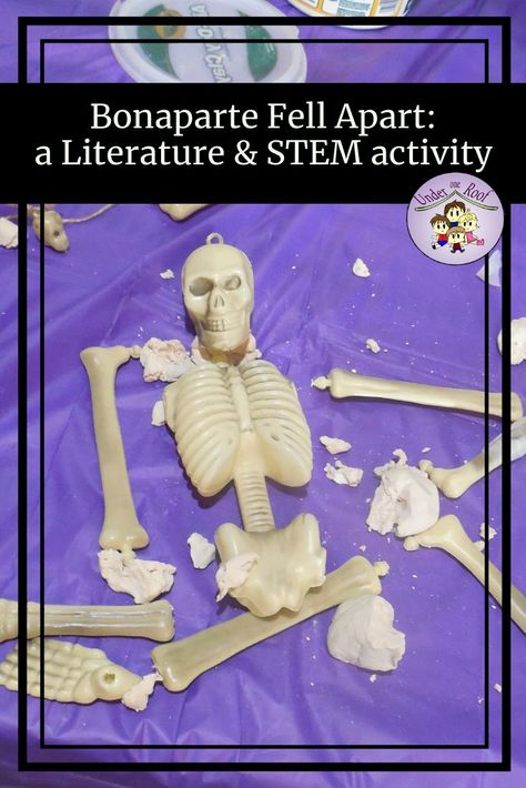 Bonaparte Falls Apart, The Skeletal System, Cooperative Learning Activities, Third Grade Activities, Fun Stem Activities, 3rd Grade Activities, Halloween Themed Activities, 2nd Grade Activities, Literature Lessons