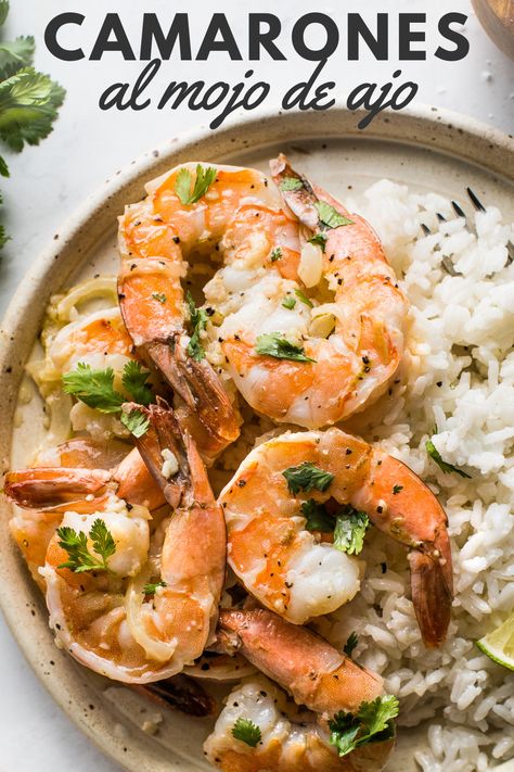 Mexican Garlic Shrimp, Yuca Al Mojo, Mexican Recipies, Skirt Steak Marinade, Isabel Eats, Best Margarita, Best Margarita Recipe, Ocean Food, Chorizo And Eggs