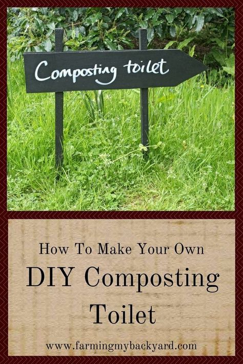 Diy Composting Toilet, Composting Toilets, Homesteading Diy, Homesteading Skills, Yard Waste, Composting Toilet, Air Bnb, Natural Building, Backyard Farming