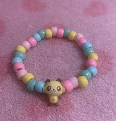 Kawaii Bracelets, Candy Bead Bracelet Ideas, Cutecore Bracelet Ideas, Braclets Ideas Beaded Aesthetic, Cutecore Bracelet, Kawaii Beaded Bracelets As A Gift, Adjustable Kawaii Beaded Bracelets, Cheap Beaded Kawaii Bracelets, Scene Bracelets