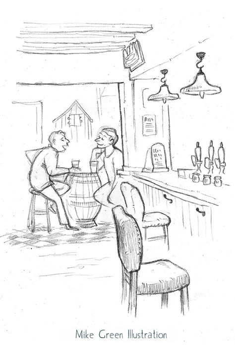 Bar Sketch Drawing, Bar Drawing Illustration, Drinking Sketch, Restaurant Illustration Drawing, Pub Drawing, Bar Sketch, Pub Illustration, Restaurant Sketch, Party Sketch