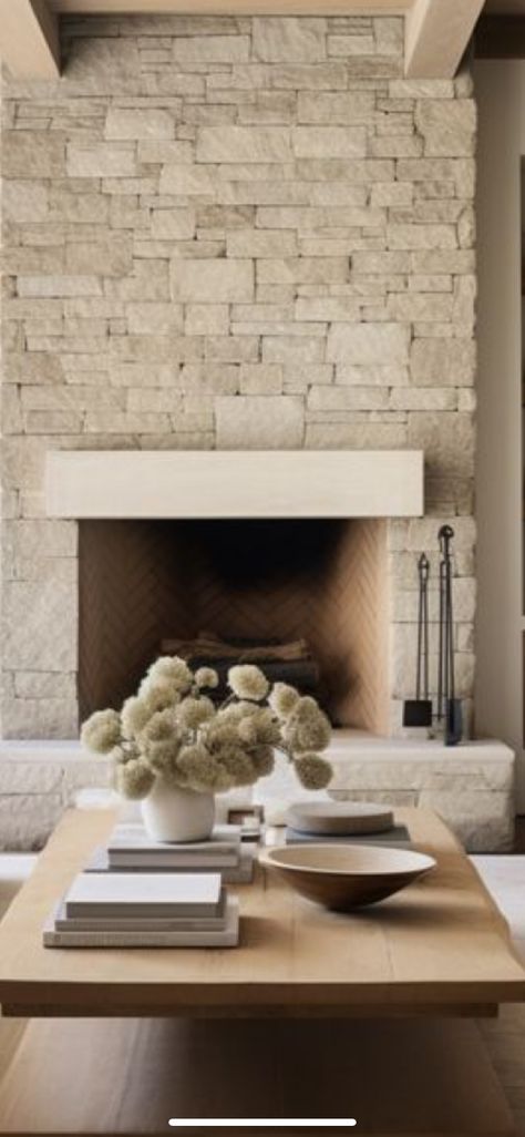 Plaster Over Rock Fireplace, Stone Wall Fireplace, Stone Fireplace Wall, Rock Fireplace, Wall Fireplace, Marble Fireplace, Rock Fireplaces, Island Ideas, Marble Fireplaces