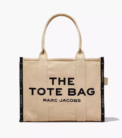 The Jacquard Large Tote Bag | Marc Jacobs | Official Site Brown Tote Bag, Marc Jacobs Tote, Brown Tote, Canvas Shopping Bag, Tk Maxx, Large Tote Bag, Pump Sandals, Large Tote, Cotton Bag