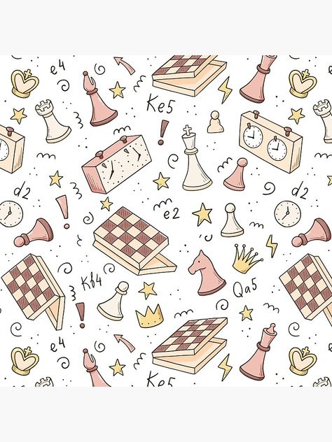 Chess Club Aesthetic, Chess Doodle, Chess Journal, Chess Pieces Drawing, Chess Drawing, Chess Club, Sketch Videos, Board Game Design, Game Themes