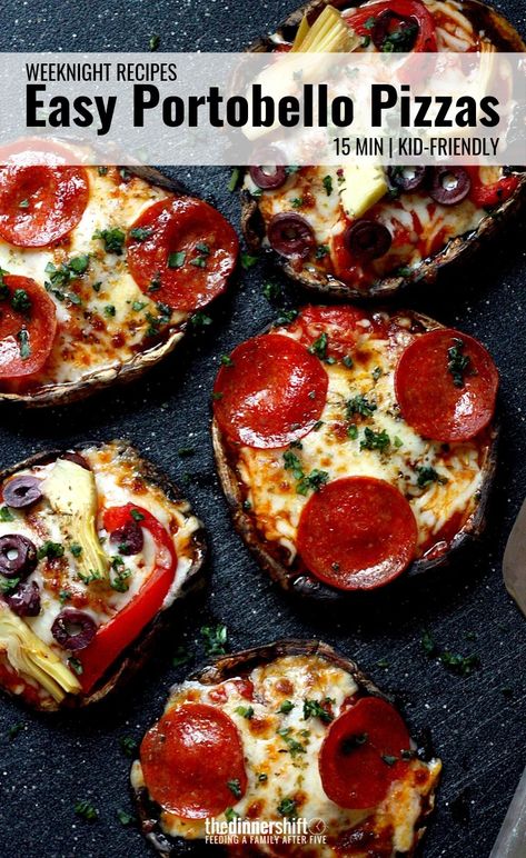 Pizza Mushroom Caps Portobello, Mushroom Cap Pizza Portobello, Portobello Mushroom Pizza Recipes, Pizza Portabella Mushrooms, Portobello Pizza Caps, Mushroom Cap Pizza, Mushroom Pizza Portobello, Portobello Mushroom Cap Recipes, Portabella Mushroom Pizza Recipes