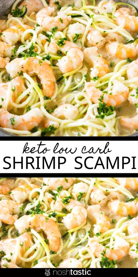 Keto Shrimp Scampi Zucchini Noodles, Keto Shrimp Pasta, Low Carb Shrimp Pasta Recipes, Low Carb Shrimp Dinner Recipes, Low Carb Shrimp Scampi Recipes, Low Cal Shrimp Scampi, Low Carb Recipes With Shrimp, Low Fat Shrimp Scampi, Low Carb Shrimp Pasta