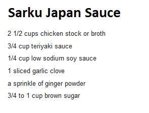 Sarku Japan Sauce Sarku Japan Teriyaki Sauce, Sarku Japan Teriyaki Chicken Recipe, Sarku Japan Teriyaki Chicken, Okazuya Recipes, Sarku Japan, Chicken Teriyaki Sauce, Japenese Food, Chicken Sauce Recipes, Teriyaki Sauce Recipe