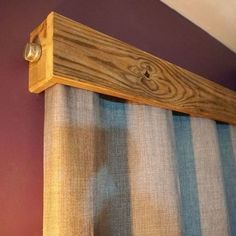 Wood Window Valances, Wood Valances For Windows, Wood Valance, Window Valances, Diy Window Treatments, Wood Window, Diy Window, Wood Windows, Wood Pallet Projects