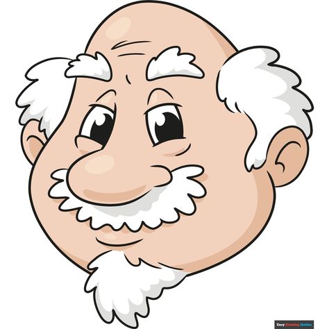 How to Draw an Old Man Face Simple Face Drawing, Male Face Drawing, Old Man Face, Challenge Instagram, Cartoon Mom, Face Line Drawing, Drawing Tutorial Face, Man Sketch, Red Hen