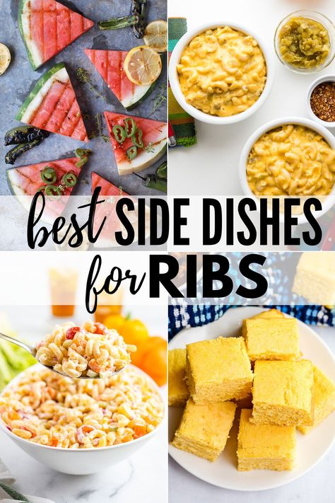 Ribs Meal Sides Dishes, Southern Bbq Side Dishes, Ribs Side Dishes, Rib Side Dishes, Sweet Corn Salsa Recipe, Ribs Sides, Side Dishes For Ribs, Ways To Cook Asparagus, Best Sides