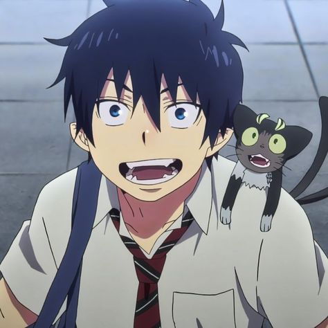 Anime Blue Exorcist, Blue Exorcist Rin, Blue Exorcist Anime, Exorcist Anime, Rin Okumura, Ao No Exorcist, Anime Pixel Art, Blue Exorcist, Iconic Photos