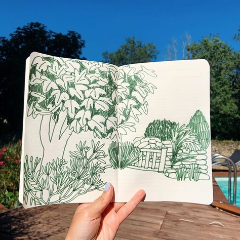 Léa Maupetit on Instagram: “About this afternoon, with the figtree #illustration #sketches #maupetitsketches” Sorie Kim, Sketchbook Art Journal, Arte Sketchbook, Arte Inspo, Sketchbook Journaling, Sketchbook Inspiration, Urban Sketching, Sketchbook Art Inspiration, Art Journal Inspiration